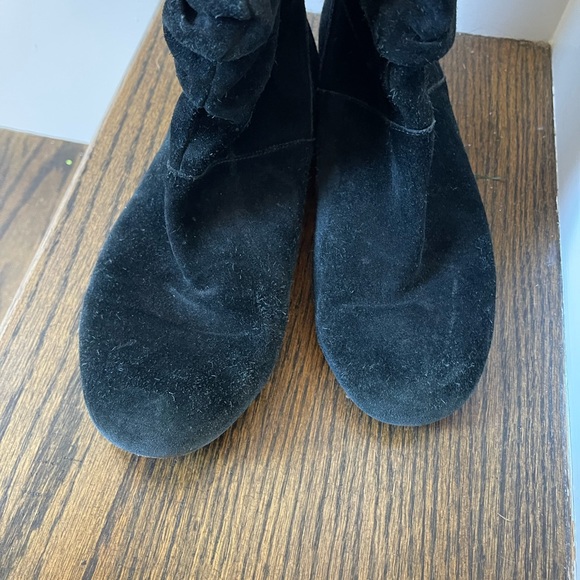 Ugg Australia 1948 Highkoo Black suede slouchy boots Size 10 - Picture 7 of 8